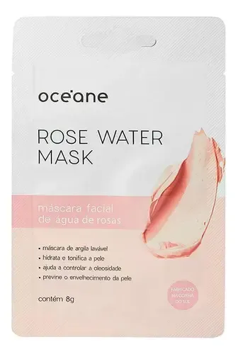 Máscara Facial Océane Rose Water Mask 8g