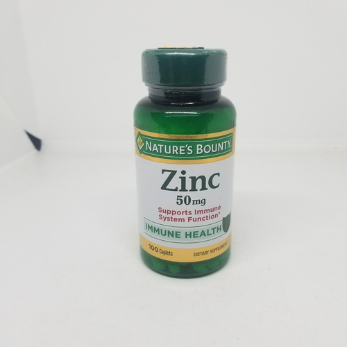 Zinc 50mg -100 Unid. Natures Bounty