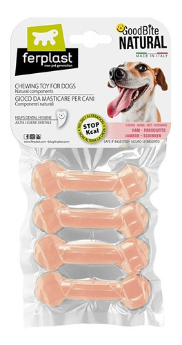 Juguete Masticable Perro Ferplast Natural Ham Bone Xs