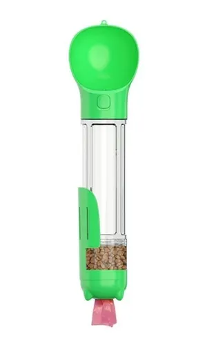 Dispensador Multifuncional Mascotas Agua Comida Bolsa Pala