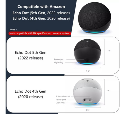 Soporte Para Alexa Echo Dot 4ta 5ta Generation Base Stand