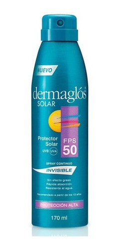 Dermaglós Protector Solar Fps 50 Spray Continuo Invisible Pi