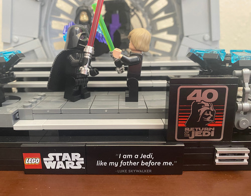 Lego Star Wars, Emperor's Throne Room Diorama, Armado 807 Set Armado (Usado)