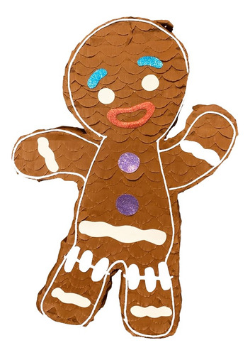 Piñata Galleta Jengibre Artesanal Navidad
