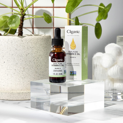 Aceite De Vitamina E Cliganic 120,000 Ui Para Piel, Cabello