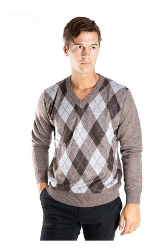 Imagen 1 de 1 de Sweater Hombre Rombo Olegario Oferta Varios Colores