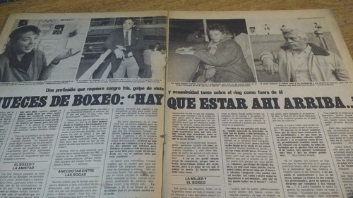 Revista Clarin N° 14848  Año 1987 Jueces Del Boxeo