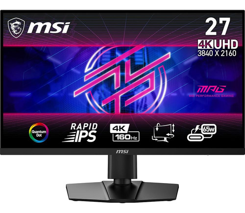 Monitor Msi Mpg274urf Qd 27 4k Uhd 160hz Ips Quantum Dot