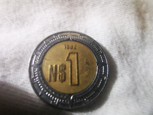 Moneda De 1 Nuevo Peso 1992 En Buenas Comdiciones