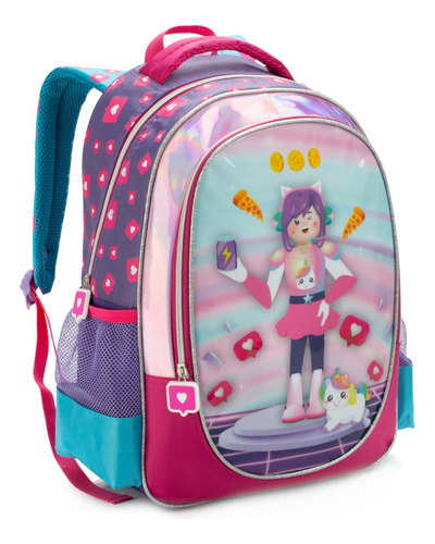 Mochila Costas Escolar Grande Infantil Pkxd Roblox Games