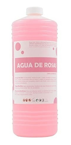 Agua De Rosas Tónico Regenerador Y Refrescante 1 L