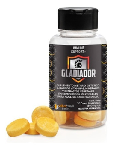 Basic Gladiador Immune Support + 30 Comprimidos Masticables