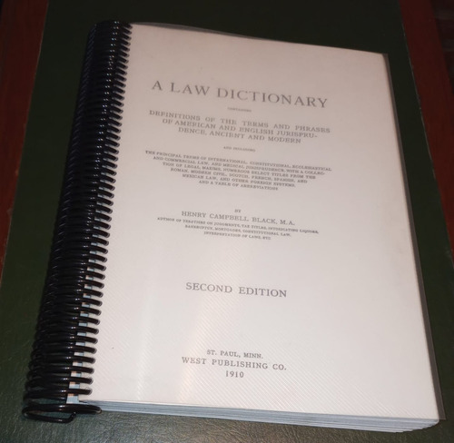 Diccionario Juridico Black´s Law 
