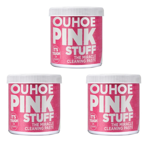 . 3 Crema Limpiadora For El Hogar Con Alfiler De Cubo Rosa