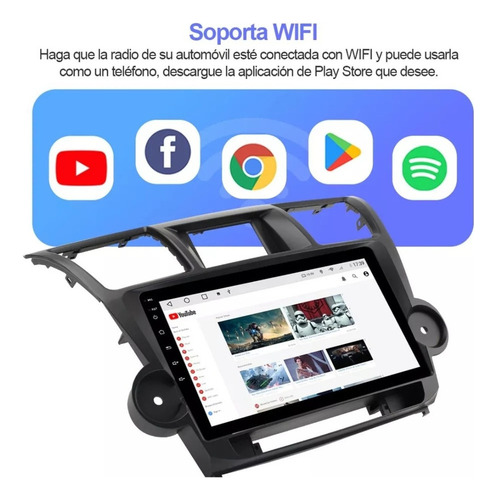 Estéreo De Pantalla Android Para Toyota Highlander 2008-2013