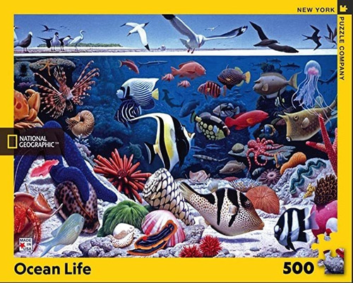 New York Puzzle Company National Geographic Ocean Life - Puz