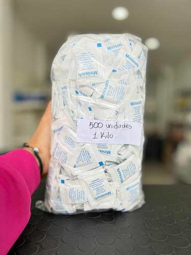 100 Sobres De Silica Gel De 2gr C/u Desecante De Humedad