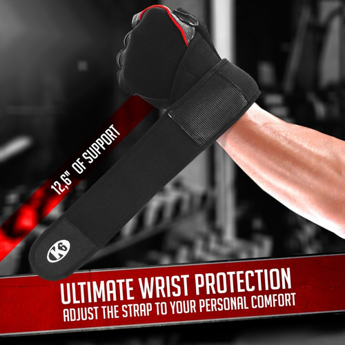 Imagen 8 de 10 de Guantes Para Gimnasio De Cuero Ideal Para Pesas Crossfit Gym