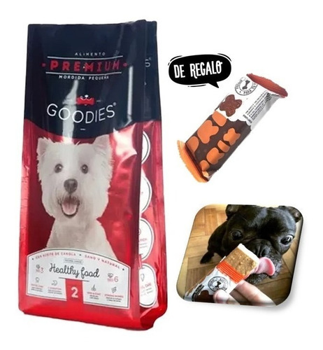 Imagen 1 de 10 de Alimento Balanceado Premium Perro Pequeño Goodies 2kg Bolsa