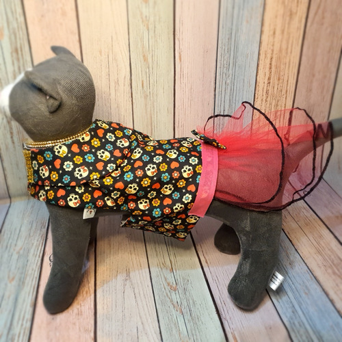 Roupa Pet - Vestido Tutu Tam 6- Roupinha Cachorro