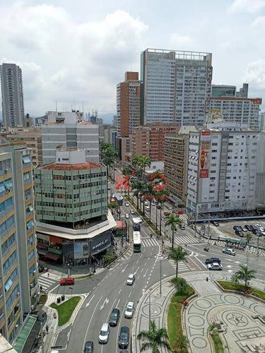 Apartamento Com 2 Dormitórios Com O 3° Opcional À Venda, 120 M² Por R$ 590.000 - Gonzaga - Santos/sp - Ap10162