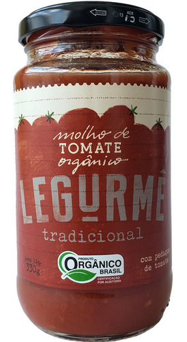 Molho Org Tomate Tradicional 330g