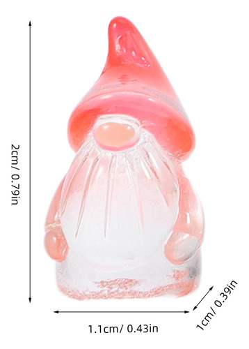 Minifiguritas De Gnomos De Resina, 54 Unidades: Glow In The