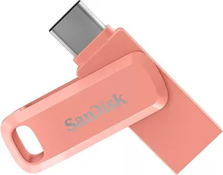 Memoria Usb 3.1 Tipo C Sandisk Ultra Dual Drive Go 256gb Otg Color Rosa