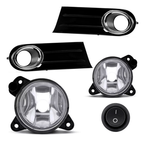 Kit Farol De Milha Gol G5 2008 A 2012 Suits + Led Tech One