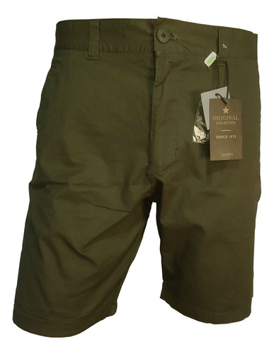 Bermuda Short Hombre Gabardina Importada En Varios Colores