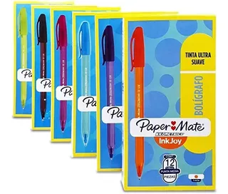 Bolígrafo Kilométrico Papermate 12pzas