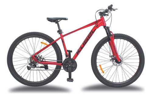 Bicicleta De Montaña Kugel H-hybrid Rodada 29 21 Velocidades Color Rojo Tamaño del cuadro Único