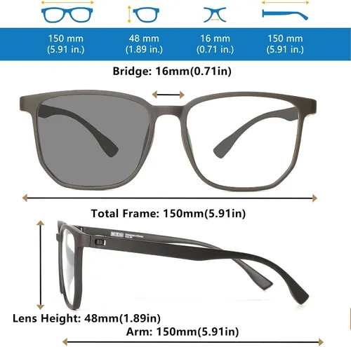 Gafas De Lectura Progresivas Sehnsucht Con Transición Tr