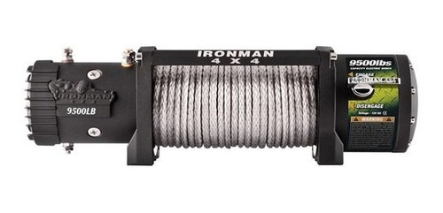 Imagen 1 de 4 de Malacate Eléctrico 9500 Lbs Ironman 4x4 Cable De Plasma
