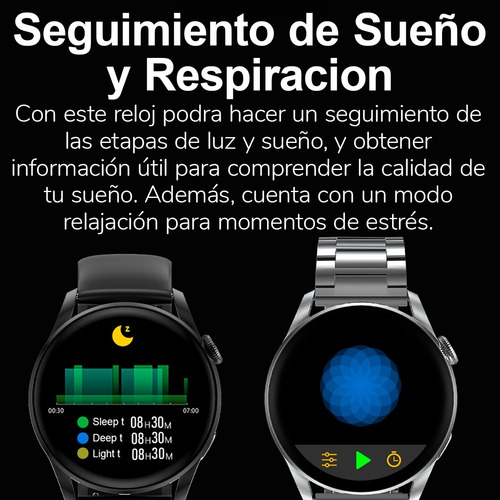 Imagen 8 de 9 de Reloj Inteligente Dt3 Mujer Elegante Llamadas Ecg Sumergible