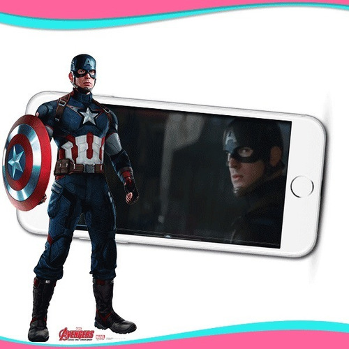  Vídeo Invitación Digital  Animado Capitán America