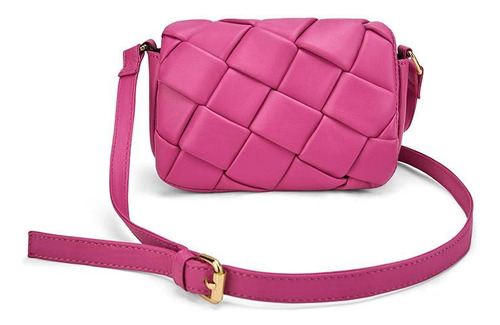 Bolsa Rosa Entretejido Cross Body Mujer Holly Land Chica