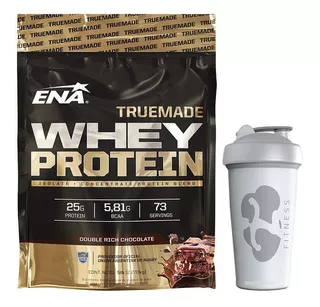 True Made Whey Protein Ena 5 Lb Aislada Concentrada + Vaso