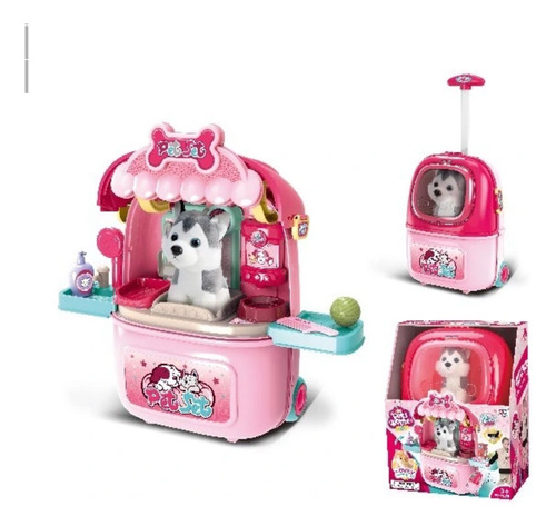 Pet Play Set Dog Pink - Set De Juego Para Mascotas 