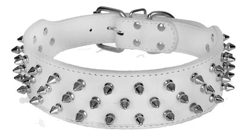 Avenpets Collar De Perro De Cuero Para Caminar Con Púas Niqu