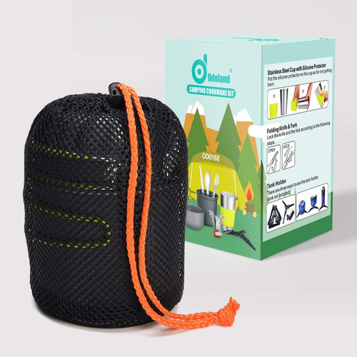 Cocina Portátil Odoland Para Camping, Kit Completo