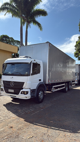 Mb Atego 2426 - 215.977 Km - Baú 9,00x2,85 Com Plataforma