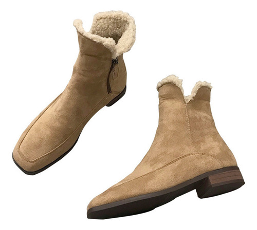 Botas De Esquí De Nieve Para Mujer, Zapatos Nuevos Acolchado