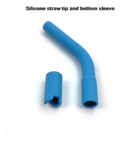 Puntas Genéricas De Paja De Silicona Para Pajitas De Metal,