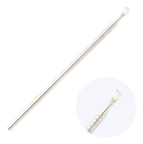 Imagem 3 de 7 de Kit Espátula + Palito + Desencravador + Raspador Unhas Inox