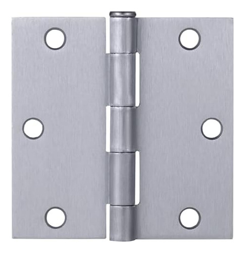 Bisagras De Puerta Interior Cromada Cepillada De 6 Paquetes-