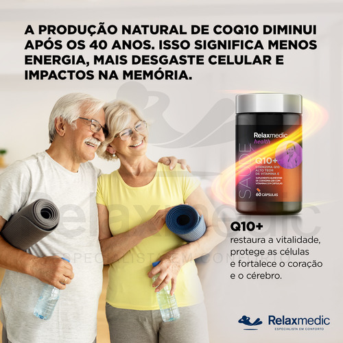 Coenzima Q10+ Com Vitamina E Relaxmedic