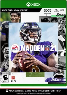 Madden Nfl 21 Xbox One Standard Edition Videojuego Ea Sports