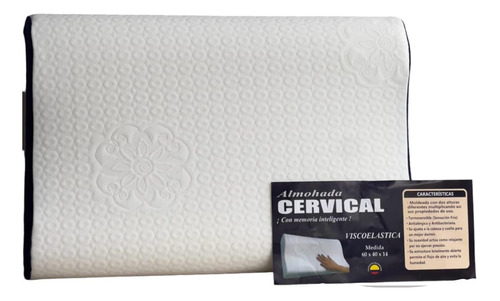 Almohada Cervical, Viscoelástica Con Memoria Inteligente