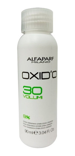 Agua Oxigenada En Crema Alfaparf 30 Vol Oxidante X 90 Ml